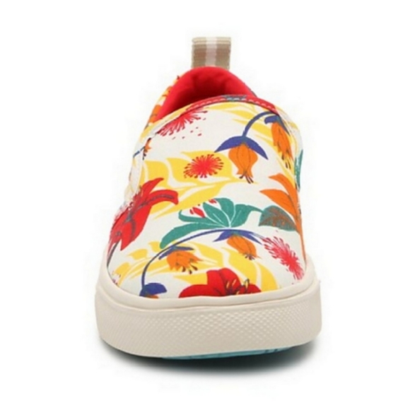 TOMS TRVL LITE SLIP-ON Floral SNEAKER Mens size 9.5 - Picture 2 of 8